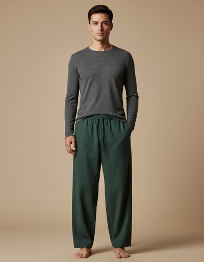 Pantalon Chinois Femme Lin