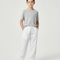 Pantalon Chinois Blanc Cordon Élastique Garçon Jogger - Molleton