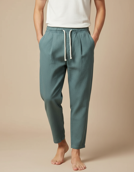 Pantalon Style Chinois - Vert Lin