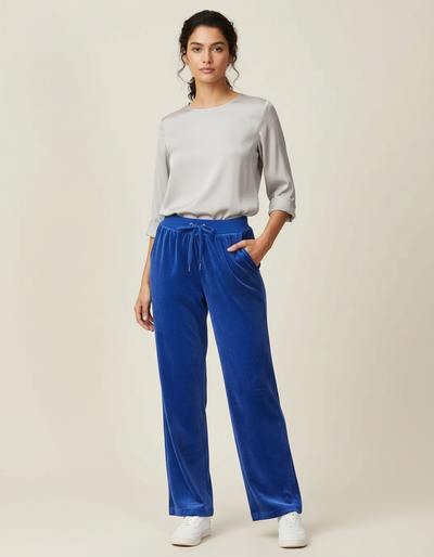 Pantalon Chinois Femme Taille Elastique
