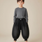 Pantalon Chinois Hiver Denim Noir Ample Enfant - Jean