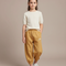 Pantalon Chinois Jaune Ample Coton Enfant Décontracté