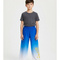 Pantalon Chinois Dégradé Bleu Blanc Ample Enfant Doré - Multicolore Polyester