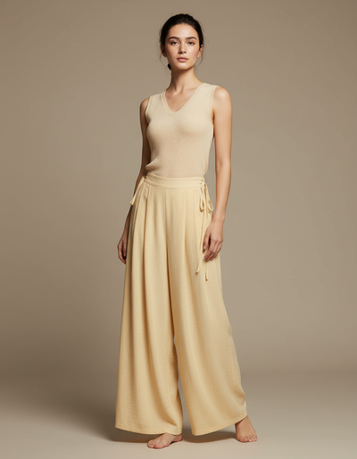 Pantalon Chinois Beige