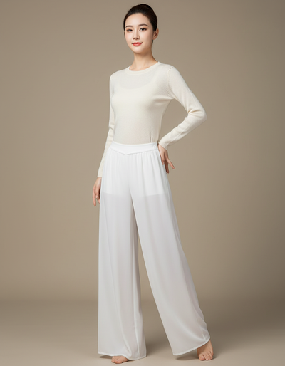 Pantalon Chinois Blanc