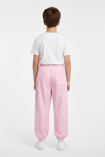Pantalon Chinois Rose Fluide Ample Enfant - Molleton - vue 2