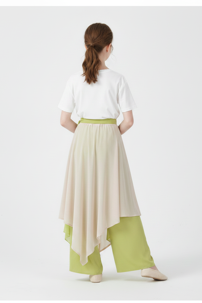 Tunique Et Pantalon Chinois - Vert Polyester - vue 2