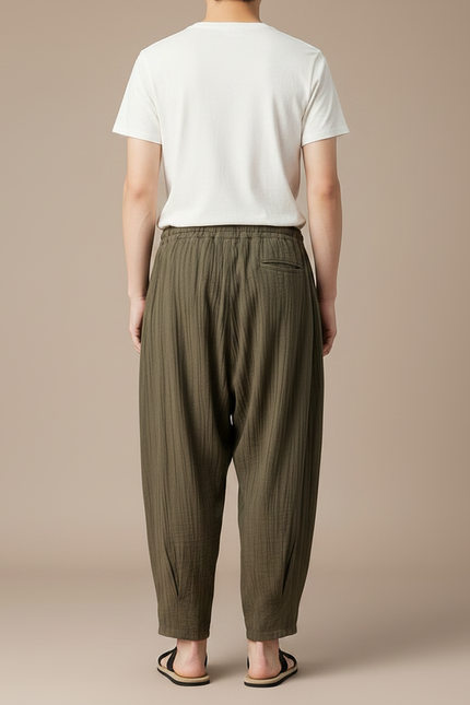 Pantalons Chinois - Kaki Lin - vue 2
