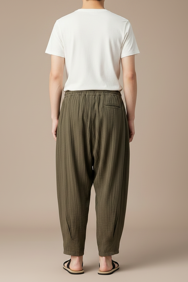 Pantalons Chinois - Kaki Lin - vue 2