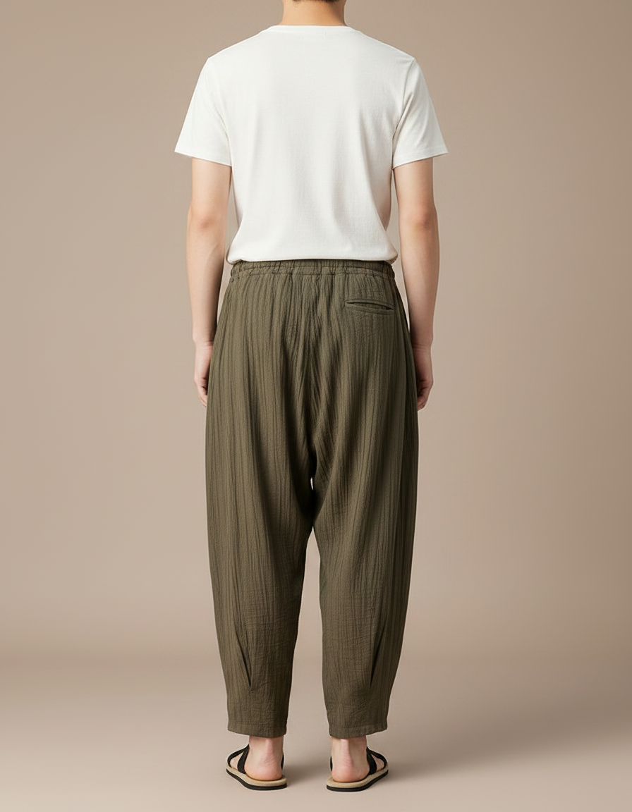 Pantalons Chinois - Kaki Lin - vue 2