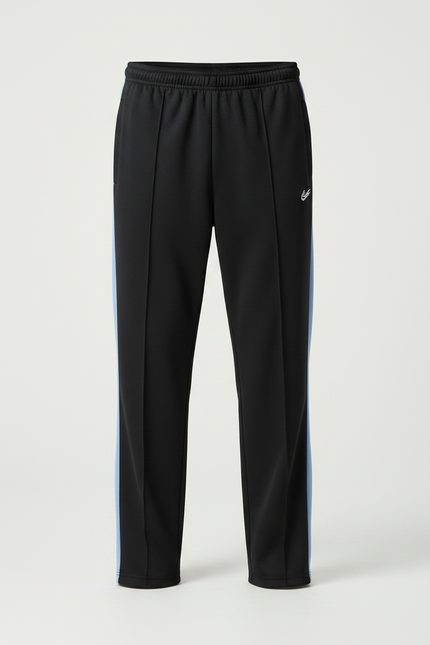 Pantalon Chinois Noir Bandes Bleues Sport Homme - Polyester - vue 3