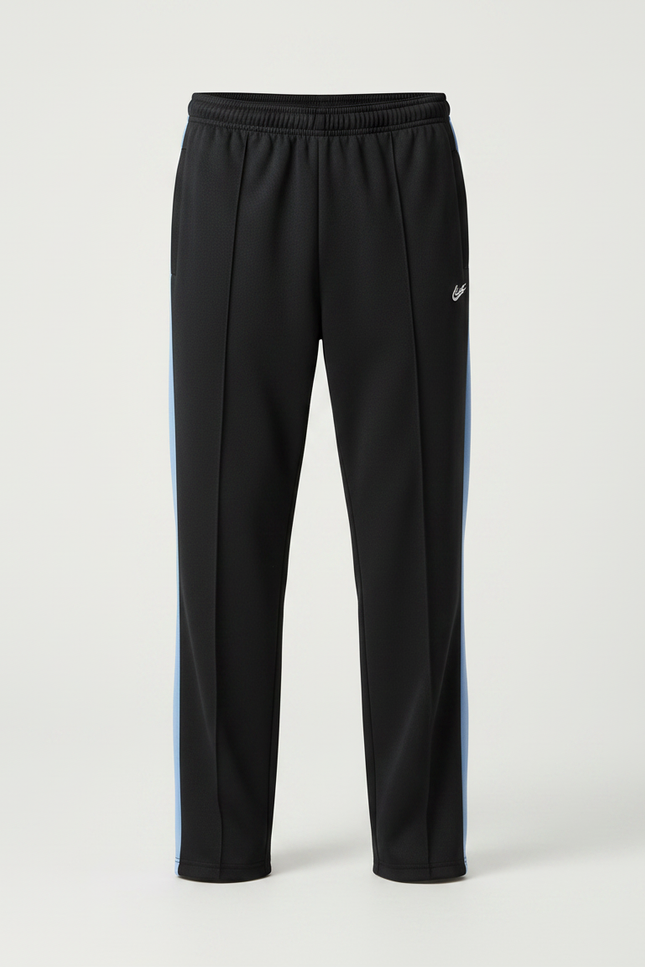 Pantalon Chinois Noir Bandes Bleues Sport Homme - Polyester - vue 3