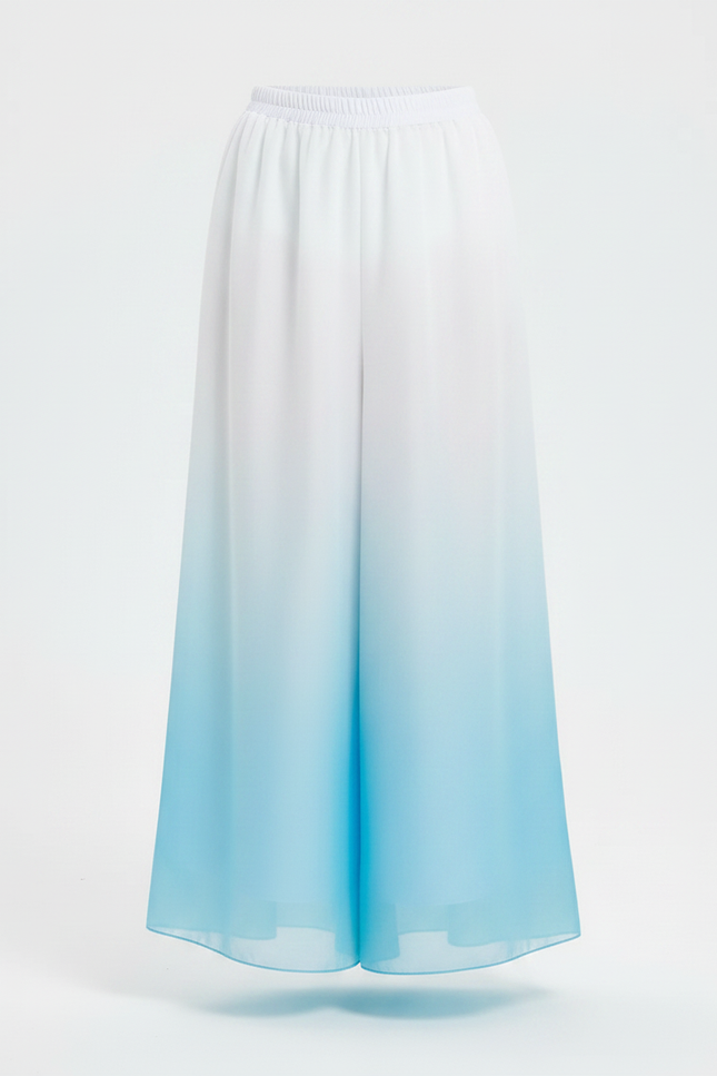 Pantalon Chinois Dégradé Fluide Ample Enfant - Multicolore Polyester - vue 3