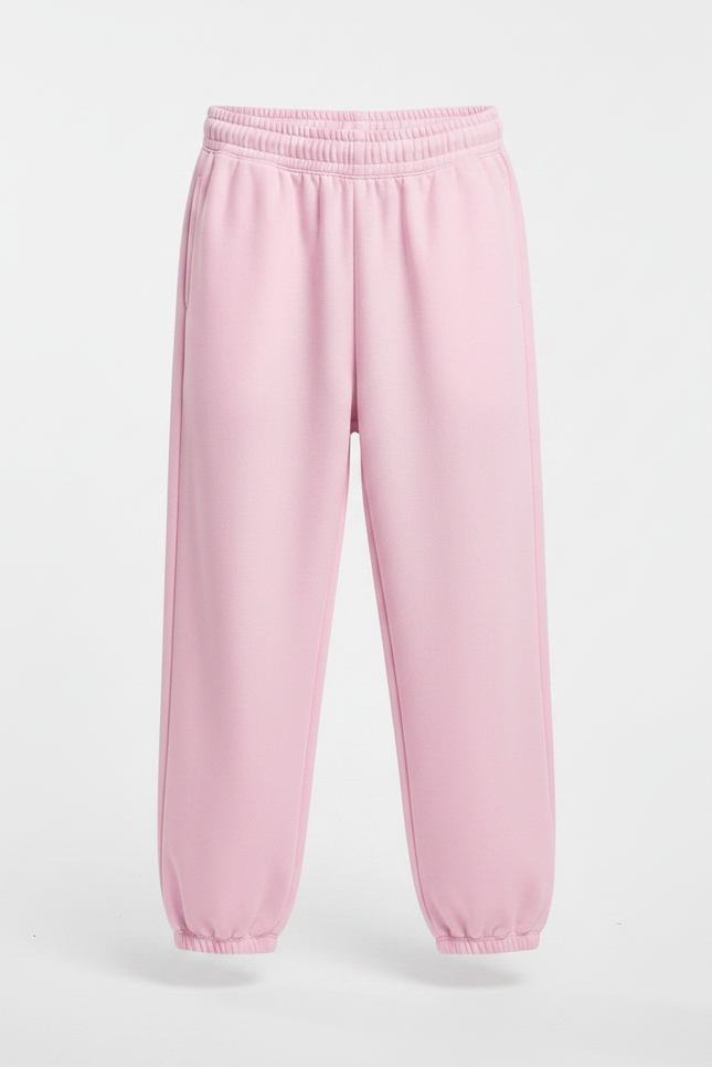 Pantalon Chinois Rose Fluide Ample Enfant - Molleton - vue 3