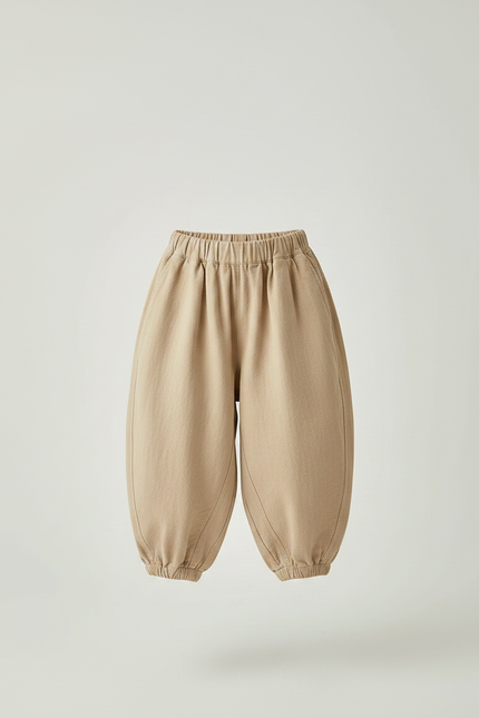 Pantalon Chinois Beige Harem Ample Coton Enfant - vue 3