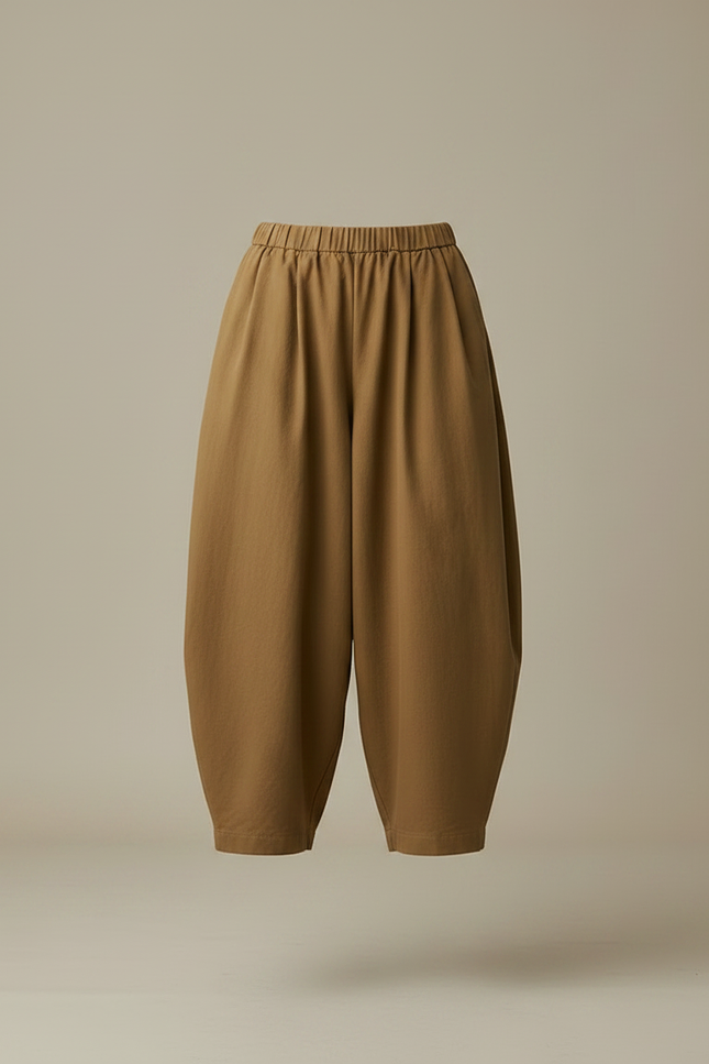 Pantalon Chinois Pour Femme - Kaki Gabardine - vue 3