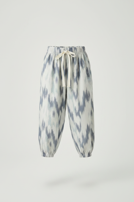 Pantalon Chinois Coton Imprimé Ample Enfant Doux - vue 3