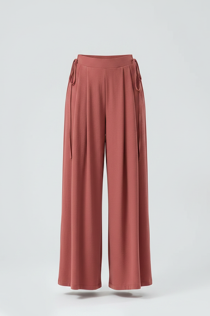 Pantalon Chinois Rose Ample Fluide Confortable Femme - Viscose - vue 3