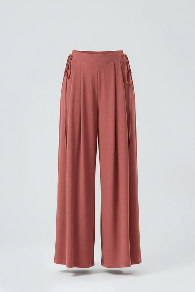 Pantalon Chinois Rose Ample Fluide Confortable Femme - Viscose - vue 3