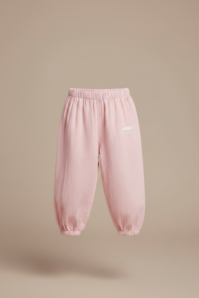 Pantalon Chinois Rose Enfant Coton Ample Confortable - vue 3
