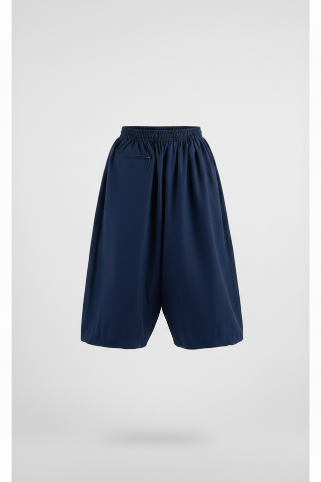 Pantalon Chinois Bleu Marine Ample Coton Enfant - vue 3
