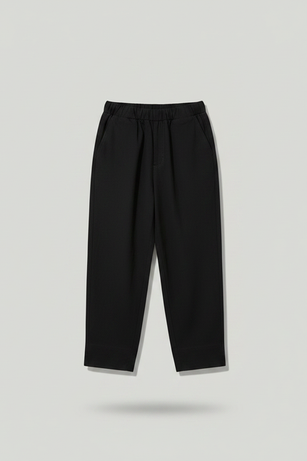 Ensemble Chinois Tunique Pantalon - Noir Viscose - vue 3