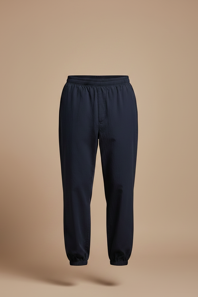 Pantalon Chinois Bleu Marine Ample Coton Homme - vue 3