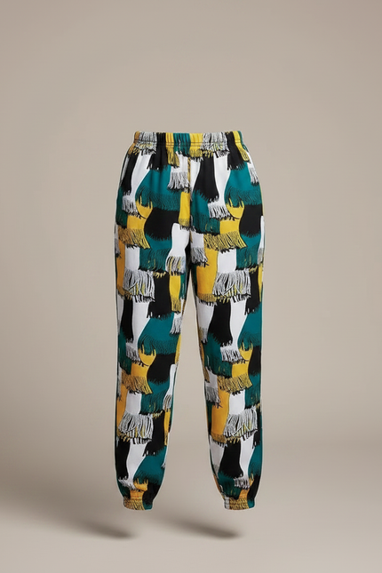 Pantalon Chinois Imprimé Fluide Ample Décontracté Fille - Viscose - vue 3