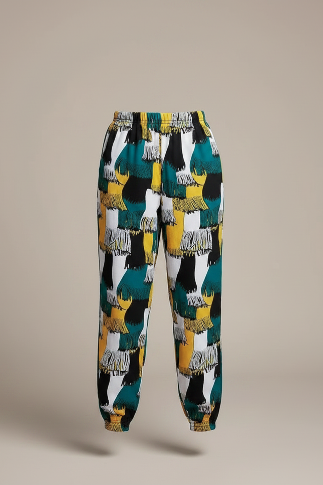 Pantalon Chinois Imprimé Fluide Ample Décontracté Fille - Viscose - vue 3